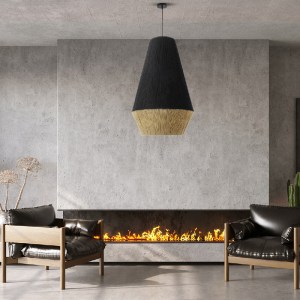 glo-02080-post_324 GLOBOSTAR® SALERNO 02080 BOHO ΚΡΕΜΑΣΤΟ ΦΩΤΙΣΤΙΚΟ ΠΛΕΓΜΑ ΜΟΝΟΦΩΤΟ 1 X E27 IP20 ΜΑΥΡΟ & ΜΠΕΖ