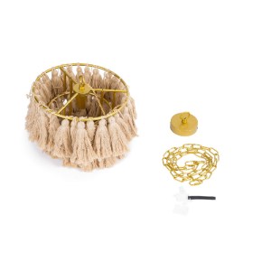glo-02084-02084_10 GLOBOSTAR® MISSOULA 02084 BOHO ΚΡΕΜΑΣΤΟ ΦΩΤΙΣΤΙΚΟ ΣΧΟΙΝΙ ΜΟΝΟΦΩΤΟ 1 X E27 IP20 ΜΠΕΖ ΥΦΑΣΜΑ