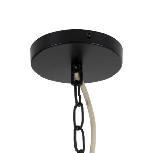 glo-02093-02093_10 GLOBOSTAR® PUERTORICO 02093 BOHO ΚΡΕΜΑΣΤΟ ΦΩΤΙΣΤΙΚΟ ΚΑΜΠΑΝΑ ΤΡΙΦΩΤΟ 3 X E27 IP20 ΜΠΕΖ & ΛΕ