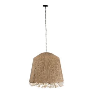 glo-02093-02093_4 GLOBOSTAR® PUERTORICO 02093 BOHO ΚΡΕΜΑΣΤΟ ΦΩΤΙΣΤΙΚΟ ΚΑΜΠΑΝΑ ΤΡΙΦΩΤΟ 3 X E27 IP20 ΜΠΕΖ & ΛΕ