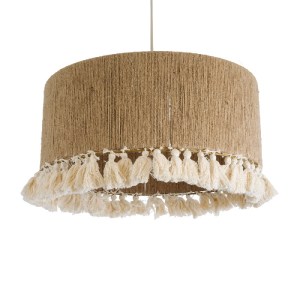glo-02094-02094_2 GLOBOSTAR® PUERTORICO 02094 BOHO ΚΡΕΜΑΣΤΟ ΦΩΤΙΣΤΙΚΟ ΚΑΠΕΛΟ ΜΟΝΟΦΩΤΟ 1 X E27 IP20 ΜΠΕΖ & ΛΕ