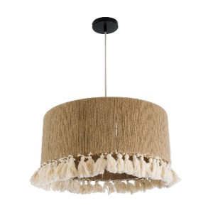 glo-02094-02094_4 GLOBOSTAR® PUERTORICO 02094 BOHO ΚΡΕΜΑΣΤΟ ΦΩΤΙΣΤΙΚΟ ΚΑΠΕΛΟ ΜΟΝΟΦΩΤΟ 1 X E27 IP20 ΜΠΕΖ & ΛΕ