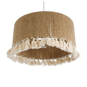 glo-02094-02094_6 GLOBOSTAR® PUERTORICO 02094 BOHO ΚΡΕΜΑΣΤΟ ΦΩΤΙΣΤΙΚΟ ΚΑΠΕΛΟ ΜΟΝΟΦΩΤΟ 1 X E27 IP20 ΜΠΕΖ & ΛΕ