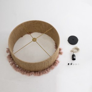 glo-02096-02096_010 GLOBOSTAR® PUERTORICO 02096 BOHO ΚΡΕΜΑΣΤΟ ΦΩΤΙΣΤΙΚΟ ΚΑΠΕΛΟ ΜΟΝΟΦΩΤΟ 1 X E27 IP20 ΜΠΕΖ & ΡΟ