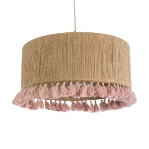 glo-02096-02096_2 GLOBOSTAR® PUERTORICO 02096 BOHO ΚΡΕΜΑΣΤΟ ΦΩΤΙΣΤΙΚΟ ΚΑΠΕΛΟ ΜΟΝΟΦΩΤΟ 1 X E27 IP20 ΜΠΕΖ & ΡΟ
