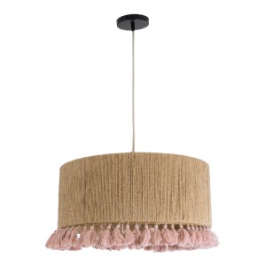 glo-02096-02096_4 GLOBOSTAR® PUERTORICO 02096 BOHO ΚΡΕΜΑΣΤΟ ΦΩΤΙΣΤΙΚΟ ΚΑΠΕΛΟ ΜΟΝΟΦΩΤΟ 1 X E27 IP20 ΜΠΕΖ & ΡΟ