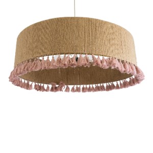 glo-02097-02097_6 GLOBOSTAR® PUERTORICO 02097 BOHO ΚΡΕΜΑΣΤΟ ΦΩΤΙΣΤΙΚΟ ΚΑΠΕΛΟ ΤΡΙΦΩΤΟ 3 X E27 IP20 ΜΠΕΖ & ΡΟΖ