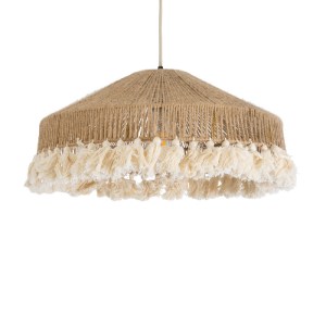 glo-02098-02098_2 GLOBOSTAR® PUERTORICO 02098 BOHO ΚΡΕΜΑΣΤΟ ΦΩΤΙΣΤΙΚΟ ΚΑΜΠΑΝΑ ΜΟΝΟΦΩΤΟ 1 X E27 IP20 ΜΠΕΖ & Λ