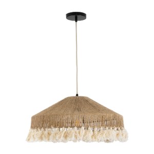 glo-02098-02098_4 GLOBOSTAR® PUERTORICO 02098 BOHO ΚΡΕΜΑΣΤΟ ΦΩΤΙΣΤΙΚΟ ΚΑΜΠΑΝΑ ΜΟΝΟΦΩΤΟ 1 X E27 IP20 ΜΠΕΖ & Λ
