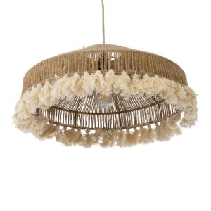 glo-02098-02098_6 GLOBOSTAR® PUERTORICO 02098 BOHO ΚΡΕΜΑΣΤΟ ΦΩΤΙΣΤΙΚΟ ΚΑΜΠΑΝΑ ΜΟΝΟΦΩΤΟ 1 X E27 IP20 ΜΠΕΖ & Λ