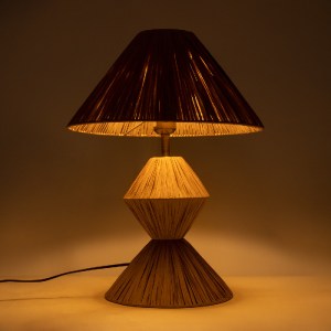 glo-02107-02107_9 GLOBOSTAR® LUANA 02107 BOHO ΕΠΙΤΡΑΠΕΖΙΟ ΦΩΤΙΣΤΙΚΟ ΜΟΝΟΦΩΤΟ 1 X E27 AC220-240V IP20 - Φ40 X