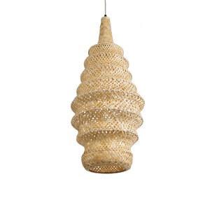 glo-02114-02114_6 GLOBOSTAR® MAUI 02114 BOHO ΚΡΕΜΑΣΤΟ ΦΩΤΙΣΤΙΚΟ ΠΛΕΓΜΑ ΜΟΝΟΦΩΤΟ 1 X E27 IP20 ΜΠΕΖ ΞΥΛΟ - Μ30
