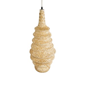 glo-02114-02114_7 GLOBOSTAR® MAUI 02114 BOHO ΚΡΕΜΑΣΤΟ ΦΩΤΙΣΤΙΚΟ ΠΛΕΓΜΑ ΜΟΝΟΦΩΤΟ 1 X E27 IP20 ΜΠΕΖ ΞΥΛΟ - Μ30