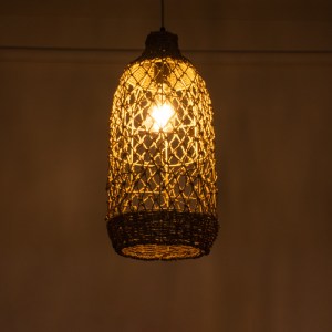 glo-02116-02116_3 GLOBOSTAR® ECUADOR 02116 BOHO ΚΡΕΜΑΣΤΟ ΦΩΤΙΣΤΙΚΟ ΠΛΕΓΜΑ ΜΟΝΟΦΩΤΟ 1 X E27 IP20 ΜΠΕΖ RATTAN 