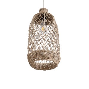 glo-02116-02116_6 GLOBOSTAR® ECUADOR 02116 BOHO ΚΡΕΜΑΣΤΟ ΦΩΤΙΣΤΙΚΟ ΠΛΕΓΜΑ ΜΟΝΟΦΩΤΟ 1 X E27 IP20 ΜΠΕΖ RATTAN 