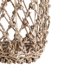 glo-02119-02119_8 GLOBOSTAR® ECUADOR 02119 BOHO ΚΡΕΜΑΣΤΟ ΦΩΤΙΣΤΙΚΟ ΠΛΕΓΜΑ ΜΟΝΟΦΩΤΟ 1 X E27 IP20 ΜΠΕΖ RATTAN 
