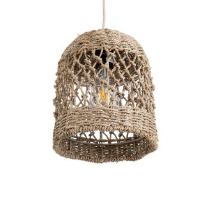 glo-02121-02121_6 GLOBOSTAR® ECUADOR 02121 BOHO ΚΡΕΜΑΣΤΟ ΦΩΤΙΣΤΙΚΟ ΠΛΕΓΜΑ ΜΟΝΟΦΩΤΟ 1 X E27 IP20 ΜΠΕΖ RATTAN 
