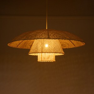 glo-02139-02139_3 GLOBOSTAR® ZORA 02139 BOHO ΚΡΕΜΑΣΤΟ ΦΩΤΙΣΤΙΚΟ ΚΑΜΠΑΝΑ ΜΟΝΟΦΩΤΟ 1 X E27 IP20 ΜΠΕΖ ΥΦΑΣΜΑ - 