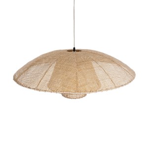 glo-02139-02139_7 GLOBOSTAR® ZORA 02139 BOHO ΚΡΕΜΑΣΤΟ ΦΩΤΙΣΤΙΚΟ ΚΑΜΠΑΝΑ ΜΟΝΟΦΩΤΟ 1 X E27 IP20 ΜΠΕΖ ΥΦΑΣΜΑ - 