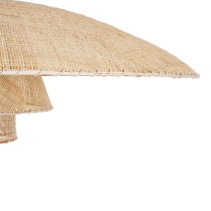 glo-02140-02140_8 GLOBOSTAR® ZORA 02140 BOHO ΚΡΕΜΑΣΤΟ ΦΩΤΙΣΤΙΚΟ ΚΑΜΠΑΝΑ ΜΟΝΟΦΩΤΟ 1 X E27 IP20 ΜΠΕΖ ΥΦΑΣΜΑ - 