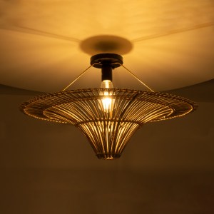 glo-02152-02152_3 GLOBOSTAR® PALERMO 02152 BOHO ΚΡΕΜΑΣΤΟ ΦΩΤΙΣΤΙΚΟ ΠΛΕΓΜΑ ΜΟΝΟΦΩΤΟ 1 X E27 IP20 ΜΠΕΖ ΞΥΛΟ - 