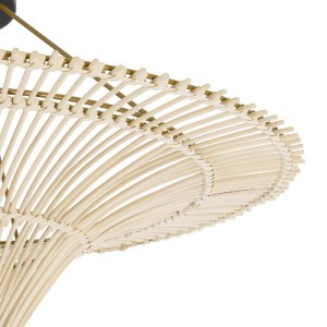glo-02152-02152_7 GLOBOSTAR® PALERMO 02152 BOHO ΚΡΕΜΑΣΤΟ ΦΩΤΙΣΤΙΚΟ ΠΛΕΓΜΑ ΜΟΝΟΦΩΤΟ 1 X E27 IP20 ΜΠΕΖ ΞΥΛΟ - 