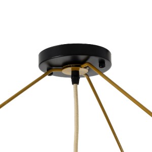 glo-02153-02153_8 GLOBOSTAR® PALERMO 02153 BOHO ΦΩΤΙΣΤΙΚΟ ΟΡΟΦΗΣ ΠΛΕΓΜΑ ΜΟΝΟΦΩΤΟ 1 X E27 IP20 ΜΠΕΖ ΞΥΛΟ - Μ1