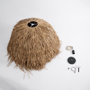glo-02158-02158_10 GLOBOSTAR® GUADELOUPE 02158 BOHO ΚΡΕΜΑΣΤΟ ΦΩΤΙΣΤΙΚΟ ΠΛΕΓΜΑ ΜΟΝΟΦΩΤΟ 1 X E27 IP20 ΜΠΕΖ ΡΑΦΙ