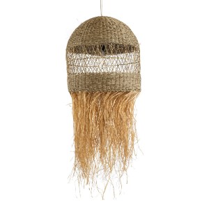 glo-02161-02161_5 GLOBOSTAR® SAINTLUCIA 02161 BOHO ΚΡΕΜΑΣΤΟ ΦΩΤΙΣΤΙΚΟ ΠΛΕΓΜΑ ΜΟΝΟΦΩΤΟ 1 X E27 IP20 ΜΠΕΖ ΡΑΦΙ