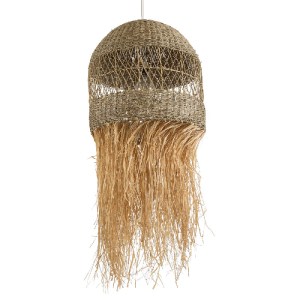 glo-02161-02161_6 GLOBOSTAR® SAINTLUCIA 02161 BOHO ΚΡΕΜΑΣΤΟ ΦΩΤΙΣΤΙΚΟ ΠΛΕΓΜΑ ΜΟΝΟΦΩΤΟ 1 X E27 IP20 ΜΠΕΖ ΡΑΦΙ