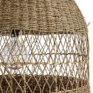 glo-02161-02161_8 GLOBOSTAR® SAINTLUCIA 02161 BOHO ΚΡΕΜΑΣΤΟ ΦΩΤΙΣΤΙΚΟ ΠΛΕΓΜΑ ΜΟΝΟΦΩΤΟ 1 X E27 IP20 ΜΠΕΖ ΡΑΦΙ