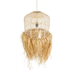 glo-02162-02162_7 GLOBOSTAR® BASSETERRE 02162 BOHO ΚΡΕΜΑΣΤΟ ΦΩΤΙΣΤΙΚΟ ΠΛΕΓΜΑ ΜΟΝΟΦΩΤΟ 1 X E27 IP20 ΜΠΕΖ ΞΥΛΟ