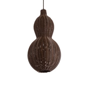 glo-02169-02169_2 GLOBOSTAR® KINGSTOWN 02169 BOHO ΚΡΕΜΑΣΤΟ ΦΩΤΙΣΤΙΚΟ ΠΛΕΓΜΑ ΜΟΝΟΦΩΤΟ 1 X E27 IP20 ΚΑΦΕ ΞΥΛΟ 