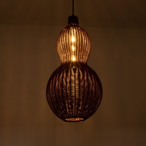 glo-02169-02169_3 GLOBOSTAR® KINGSTOWN 02169 BOHO ΚΡΕΜΑΣΤΟ ΦΩΤΙΣΤΙΚΟ ΠΛΕΓΜΑ ΜΟΝΟΦΩΤΟ 1 X E27 IP20 ΚΑΦΕ ΞΥΛΟ 