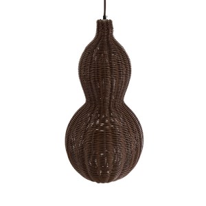 glo-02169-02169_7 GLOBOSTAR® KINGSTOWN 02169 BOHO ΚΡΕΜΑΣΤΟ ΦΩΤΙΣΤΙΚΟ ΠΛΕΓΜΑ ΜΟΝΟΦΩΤΟ 1 X E27 IP20 ΚΑΦΕ ΞΥΛΟ 