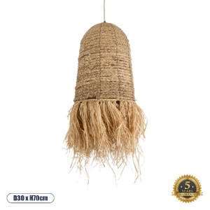 glo-02170-02170_0 GLOBOSTAR® PORTOFERRAIO 02170 BOHO ΚΡΕΜΑΣΤΟ ΦΩΤΙΣΤΙΚΟ ΠΛΕΓΜΑ ΜΟΝΟΦΩΤΟ 1 X E27 IP20 ΜΠΕΖ ΡΑ