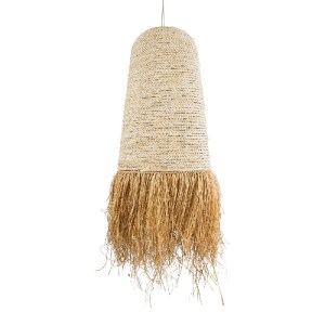 glo-02171-02171_5 GLOBOSTAR® LETA 02171 BOHO ΚΡΕΜΑΣΤΟ ΦΩΤΙΣΤΙΚΟ ΠΛΕΓΜΑ ΜΟΝΟΦΩΤΟ 1 X E27 IP20 ΜΠΕΖ ΡΑΦΙΑ - Μ5