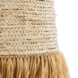 glo-02171-02171_8 GLOBOSTAR® LETA 02171 BOHO ΚΡΕΜΑΣΤΟ ΦΩΤΙΣΤΙΚΟ ΠΛΕΓΜΑ ΜΟΝΟΦΩΤΟ 1 X E27 IP20 ΜΠΕΖ ΡΑΦΙΑ - Μ5