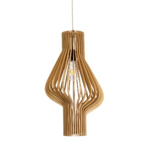 glo-02172-02172_5 GLOBOSTAR® MIHIRO 02172 BOHO ΚΡΕΜΑΣΤΟ ΦΩΤΙΣΤΙΚΟ ΠΛΕΓΜΑ ΜΟΝΟΦΩΤΟ 1 X E27 IP20 ΜΠΕΖ ΞΥΛΟ - Μ