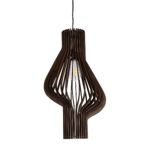 glo-02173-02173_5 GLOBOSTAR® MIHIRO 02173 BOHO ΚΡΕΜΑΣΤΟ ΦΩΤΙΣΤΙΚΟ ΠΛΕΓΜΑ ΜΟΝΟΦΩΤΟ 1 X E27 IP20 ΚΑΦΕ ΞΥΛΟ - Μ