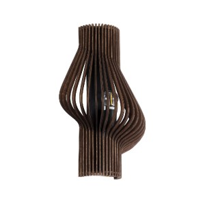 glo-02175-02175_2 GLOBOSTAR® MIHIRO 02175 BOHO ΕΠΙΤΟΙΧΙΟ ΦΩΤΙΣΤΙΚΟ ΑΠΛΙΚΑ ΜΟΝΟΦΩΤΟ 1 X E27 IP20 ΚΑΦΕ ΞΥΛΟ - 