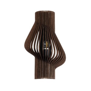 glo-02175-02175_4 GLOBOSTAR® MIHIRO 02175 BOHO ΕΠΙΤΟΙΧΙΟ ΦΩΤΙΣΤΙΚΟ ΑΠΛΙΚΑ ΜΟΝΟΦΩΤΟ 1 X E27 IP20 ΚΑΦΕ ΞΥΛΟ - 