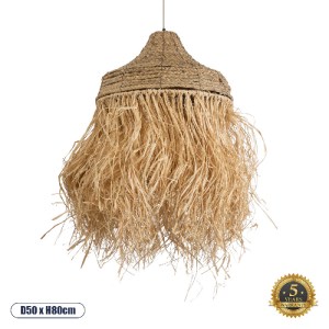 glo-02185-02185_0 GLOBOSTAR® PORTOFERRAIO 02185 BOHO ΚΡΕΜΑΣΤΟ ΦΩΤΙΣΤΙΚΟ ΠΛΕΓΜΑ ΜΟΝΟΦΩΤΟ 1 X E27 IP20 ΜΠΕΖ ΡΑ