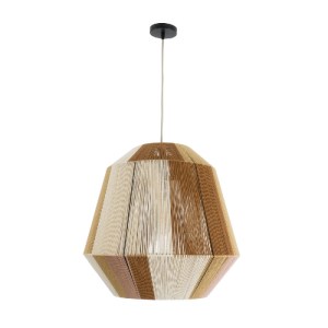 glo-02187-02187_4 GLOBOSTAR® SALERNO 02187 BOHO ΚΡΕΜΑΣΤΟ ΦΩΤΙΣΤΙΚΟ ΠΛΕΓΜΑ ΜΟΝΟΦΩΤΟ 1 X E27 IP20 ΠΟΛΥΧΡΩΜΟ ΣΧ