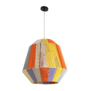 glo-02188-02188_4 GLOBOSTAR® SALERNO 02188 BOHO ΚΡΕΜΑΣΤΟ ΦΩΤΙΣΤΙΚΟ ΠΛΕΓΜΑ ΜΟΝΟΦΩΤΟ 1 X E27 IP20 ΠΟΛΥΧΡΩΜΟ ΣΧ