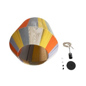 glo-02188-02188_9 GLOBOSTAR® SALERNO 02188 BOHO ΚΡΕΜΑΣΤΟ ΦΩΤΙΣΤΙΚΟ ΠΛΕΓΜΑ ΜΟΝΟΦΩΤΟ 1 X E27 IP20 ΠΟΛΥΧΡΩΜΟ ΣΧ