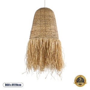 glo-02190-02190_0 GLOBOSTAR® PORTOFERRAIO 02190 BOHO ΚΡΕΜΑΣΤΟ ΦΩΤΙΣΤΙΚΟ ΠΛΕΓΜΑ ΜΟΝΟΦΩΤΟ 1 X E27 IP20 ΜΠΕΖ ΡΑ