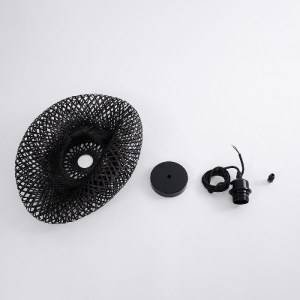 glo-02200-02200_11 GLOBOSTAR® MEXICO 02200 BOHO ΚΡΕΜΑΣΤΟ ΦΩΤΙΣΤΙΚΟ ΠΛΕΓΜΑ ΜΟΝΟΦΩΤΟ 1 X E27 IP20 ΜΑΥΡΟ ΞΥΛΟ - 