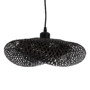 glo-02200-02200_5 GLOBOSTAR® MEXICO 02200 BOHO ΚΡΕΜΑΣΤΟ ΦΩΤΙΣΤΙΚΟ ΠΛΕΓΜΑ ΜΟΝΟΦΩΤΟ 1 X E27 IP20 ΜΑΥΡΟ ΞΥΛΟ - 