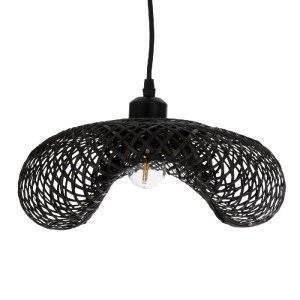 glo-02200-02200_9 GLOBOSTAR® MEXICO 02200 BOHO ΚΡΕΜΑΣΤΟ ΦΩΤΙΣΤΙΚΟ ΠΛΕΓΜΑ ΜΟΝΟΦΩΤΟ 1 X E27 IP20 ΜΑΥΡΟ ΞΥΛΟ - 